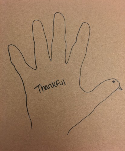 turkey hand